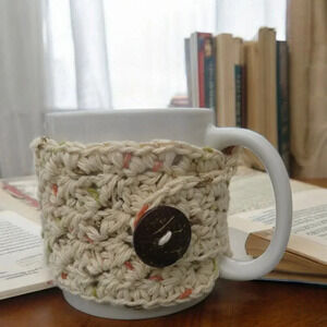 Crocheted Cup Cozy Handmade Coffee Mug or Tea Warmer